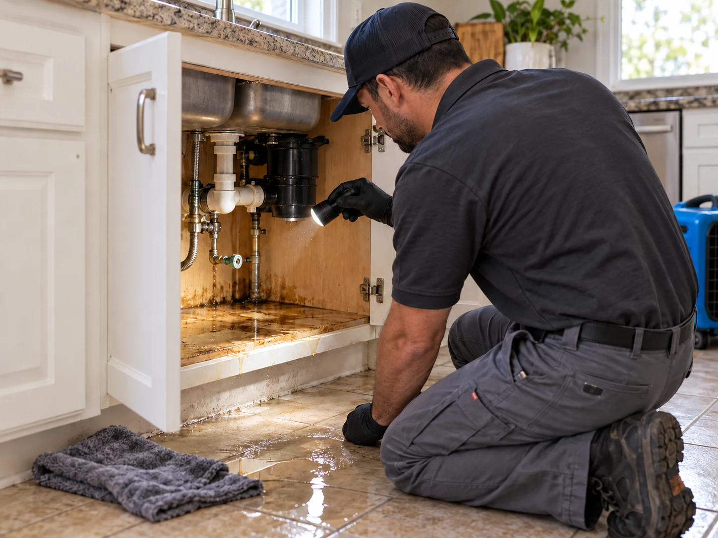 Burst or Leaking Pipes - ER Emergency Restoration
